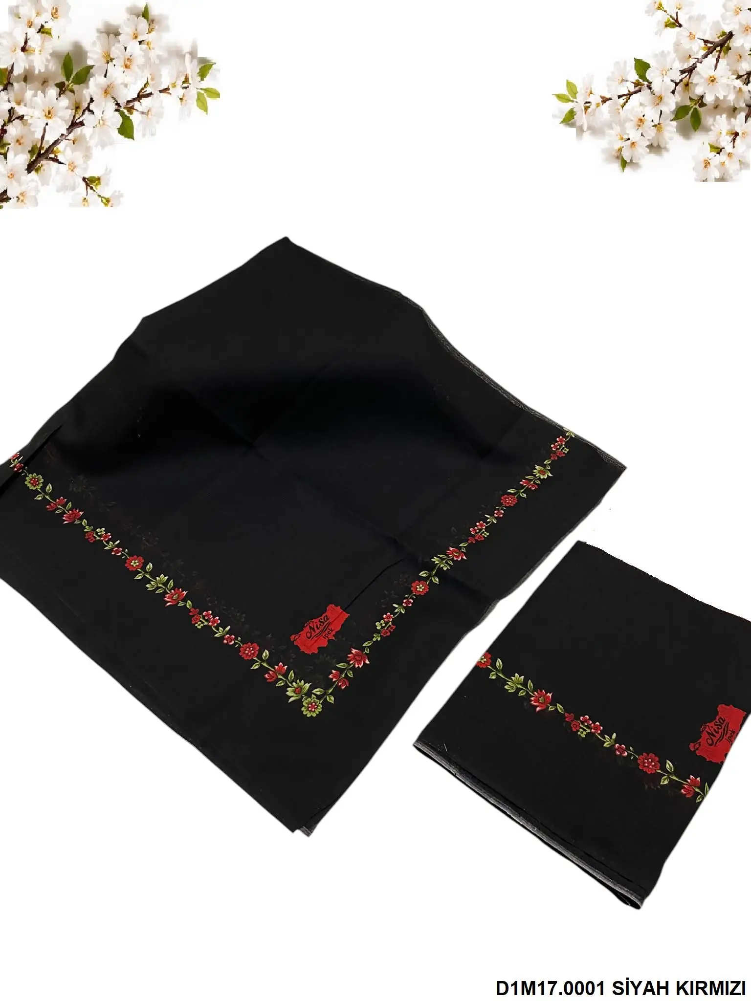 90 CM İÇİ BOŞ SİYAH KIRMIZI (D1M17)
