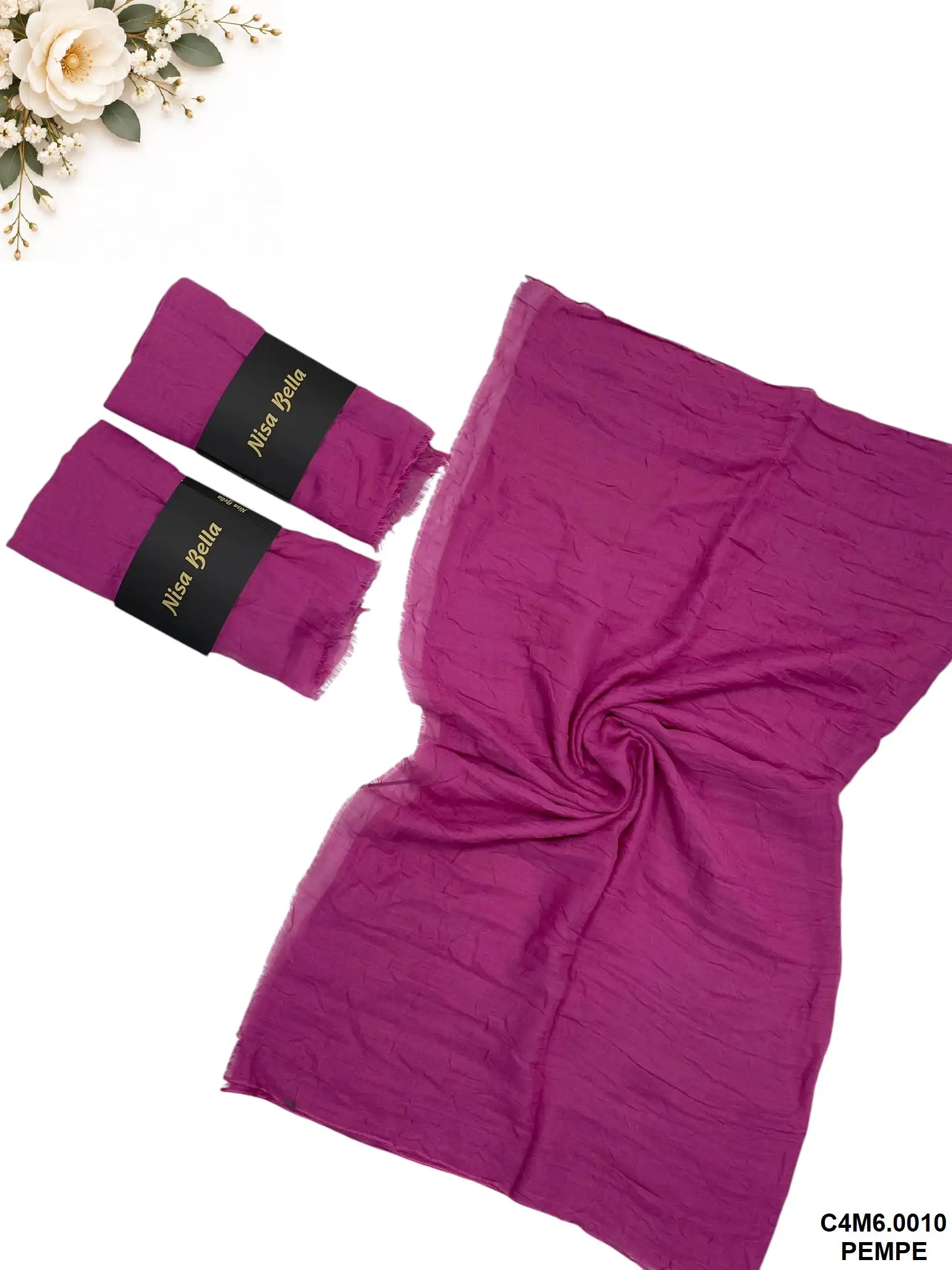 BAMBU KRAŞ ŞAL PEMBE (C4M6)
