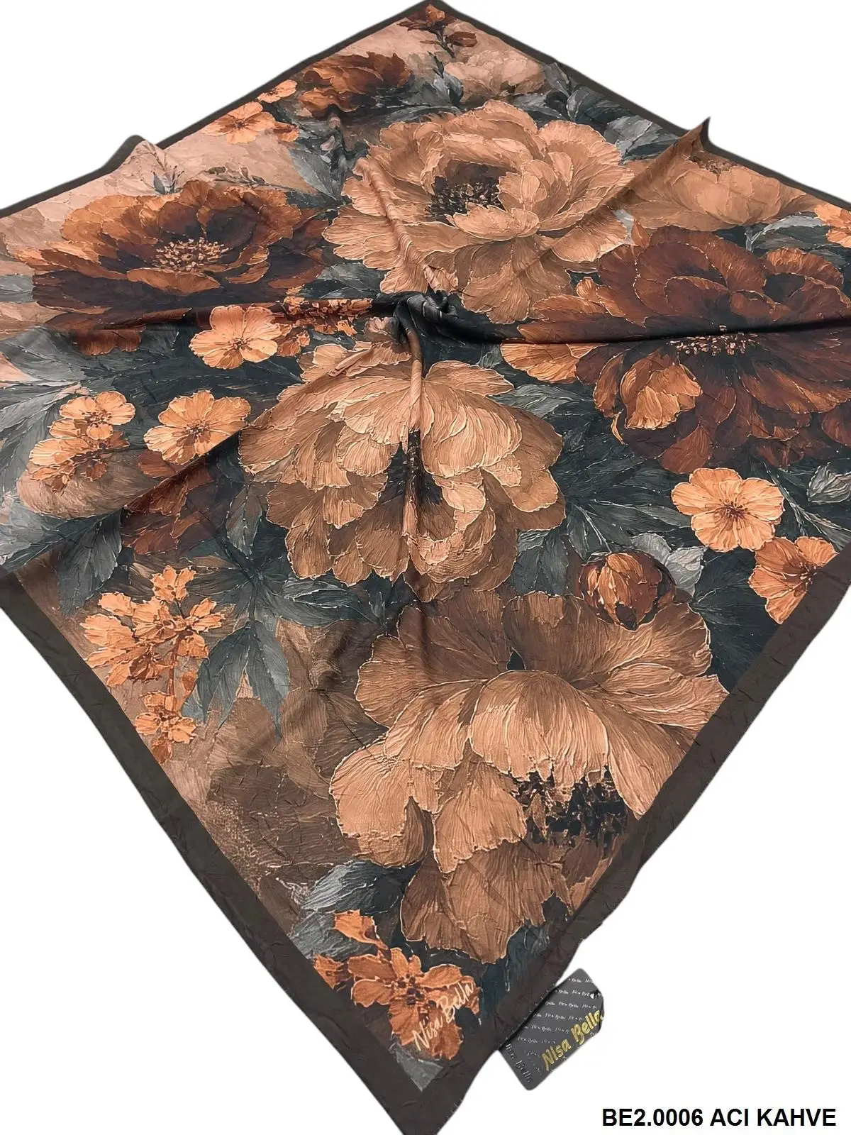 BAMBU SOFT EŞARP ACI KAHVE -BE2