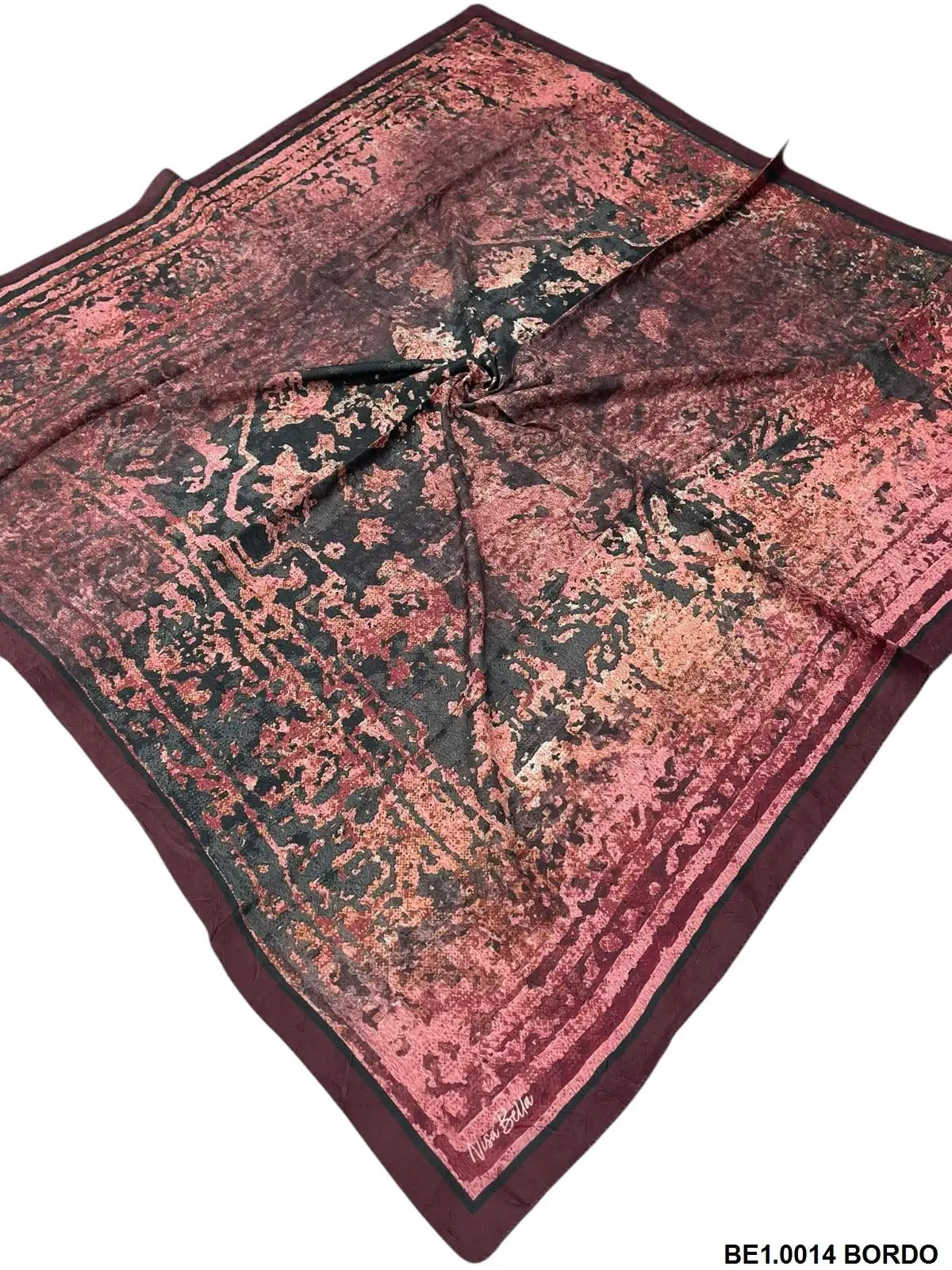 BAMBU SOFT EŞARP BORDO -BE1