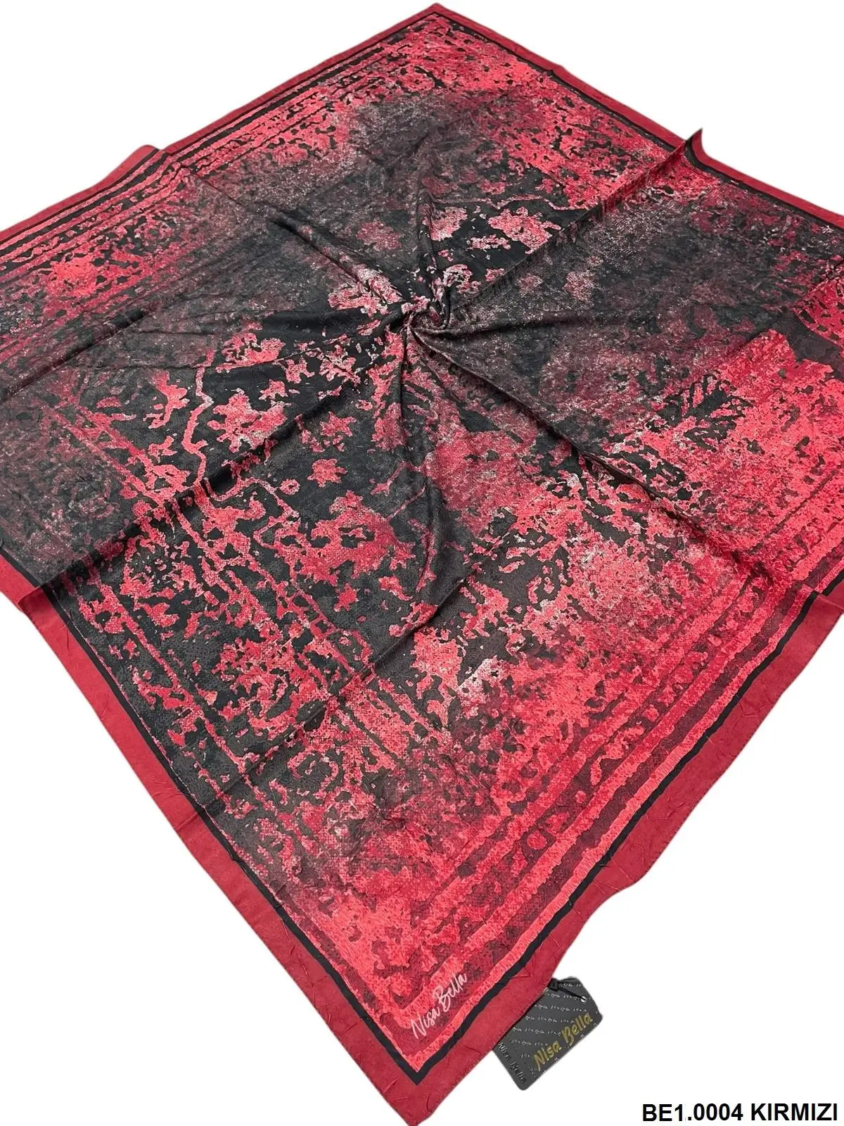 BAMBU SOFT EŞARP KIRMIZI -BE1