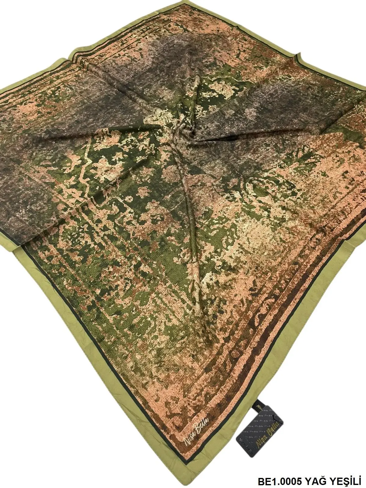 BAMBU SOFT EŞARP YAĞ YEŞİLİ -BE1