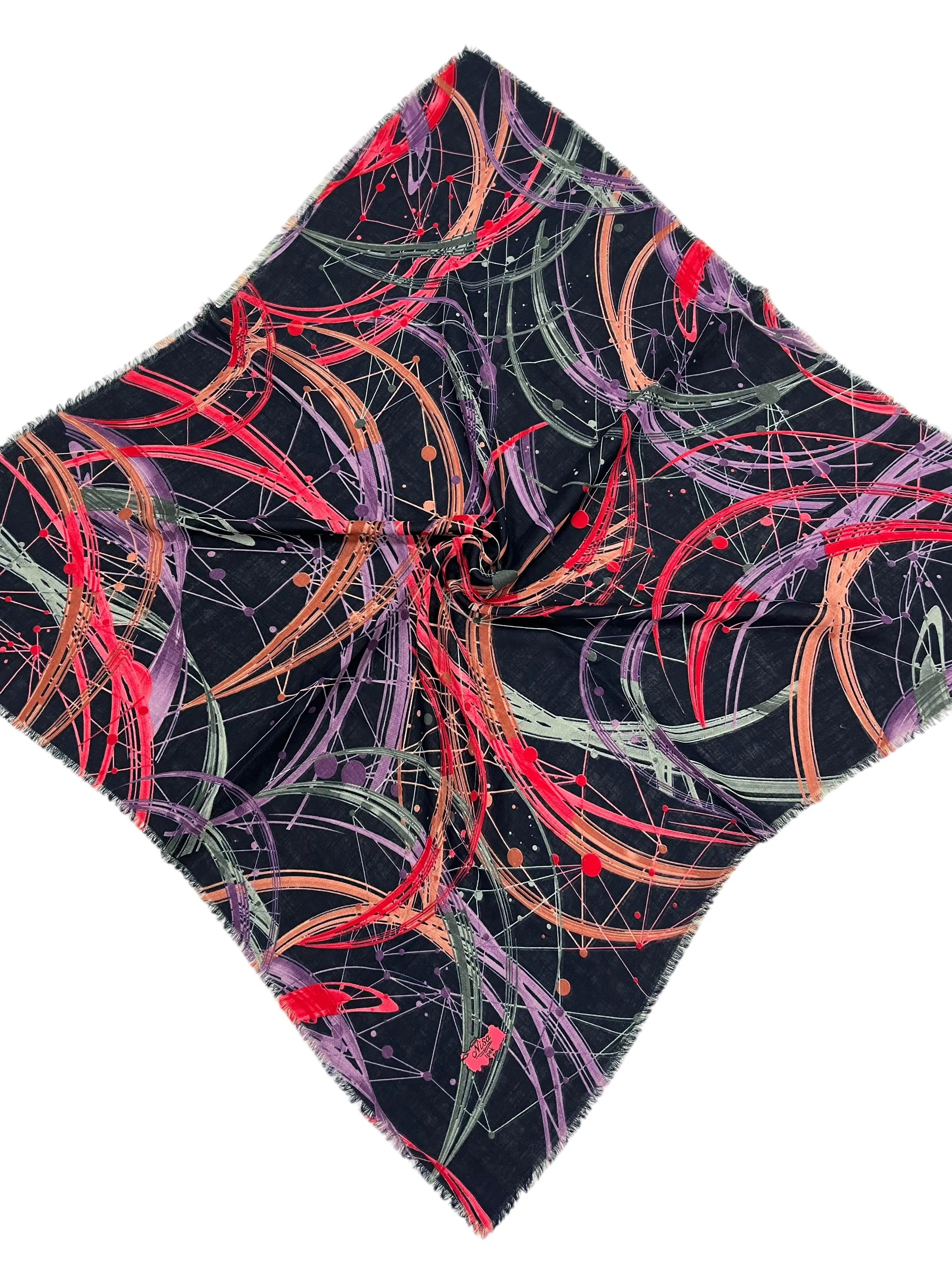 DESENLİ FLAMLI LACİVERT (A7M10)