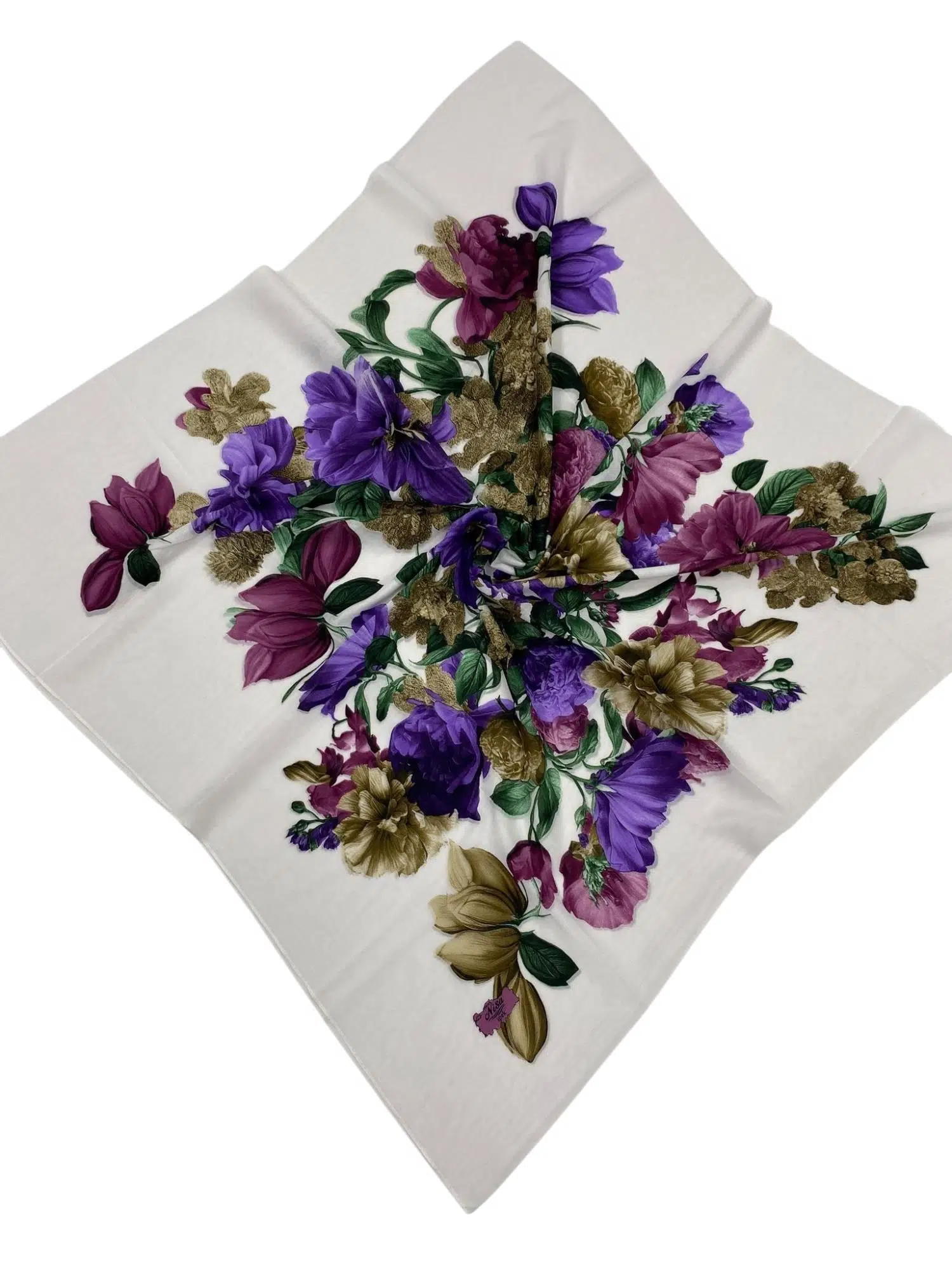 DESENLİ OYALIK BEYAZ MOR (B4M7)