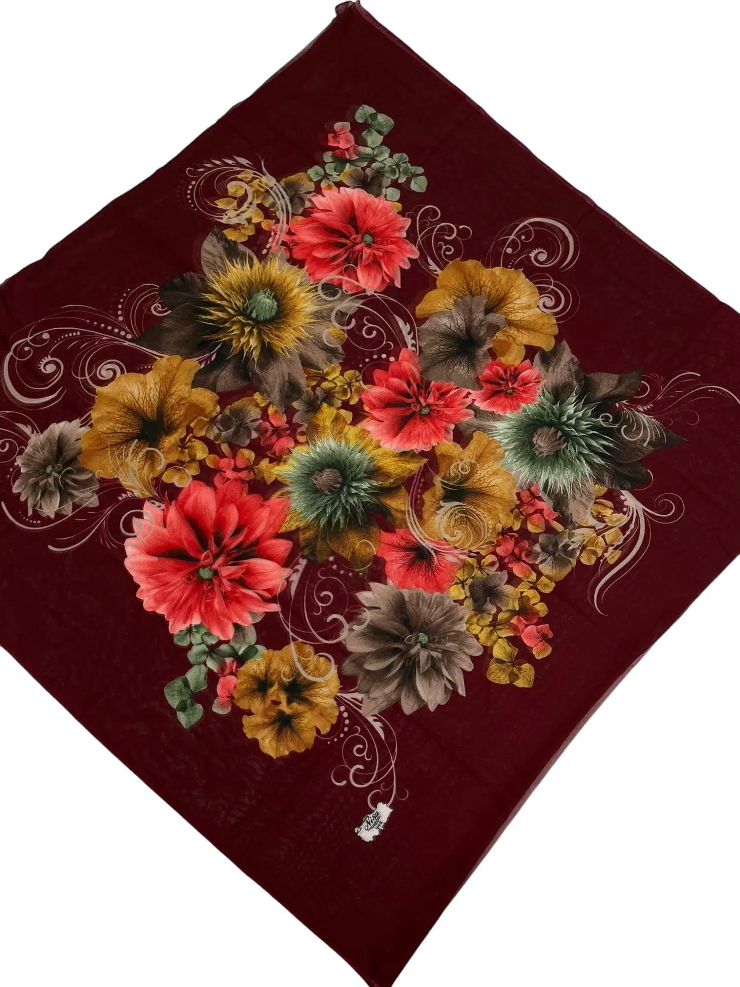 DESENLİ OYALIK BORDO (B1M2)