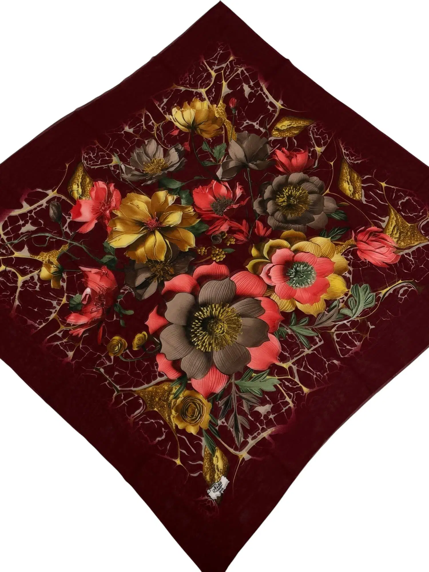 DESENLİ OYALIK BORDO (B4M2)