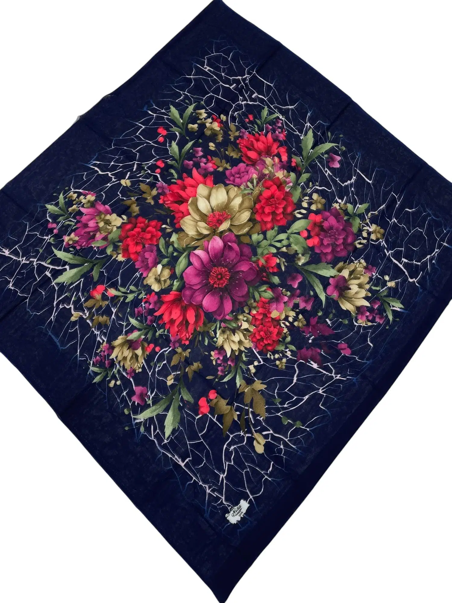 DESENLİ OYALIK LACİVERT (B2M6)