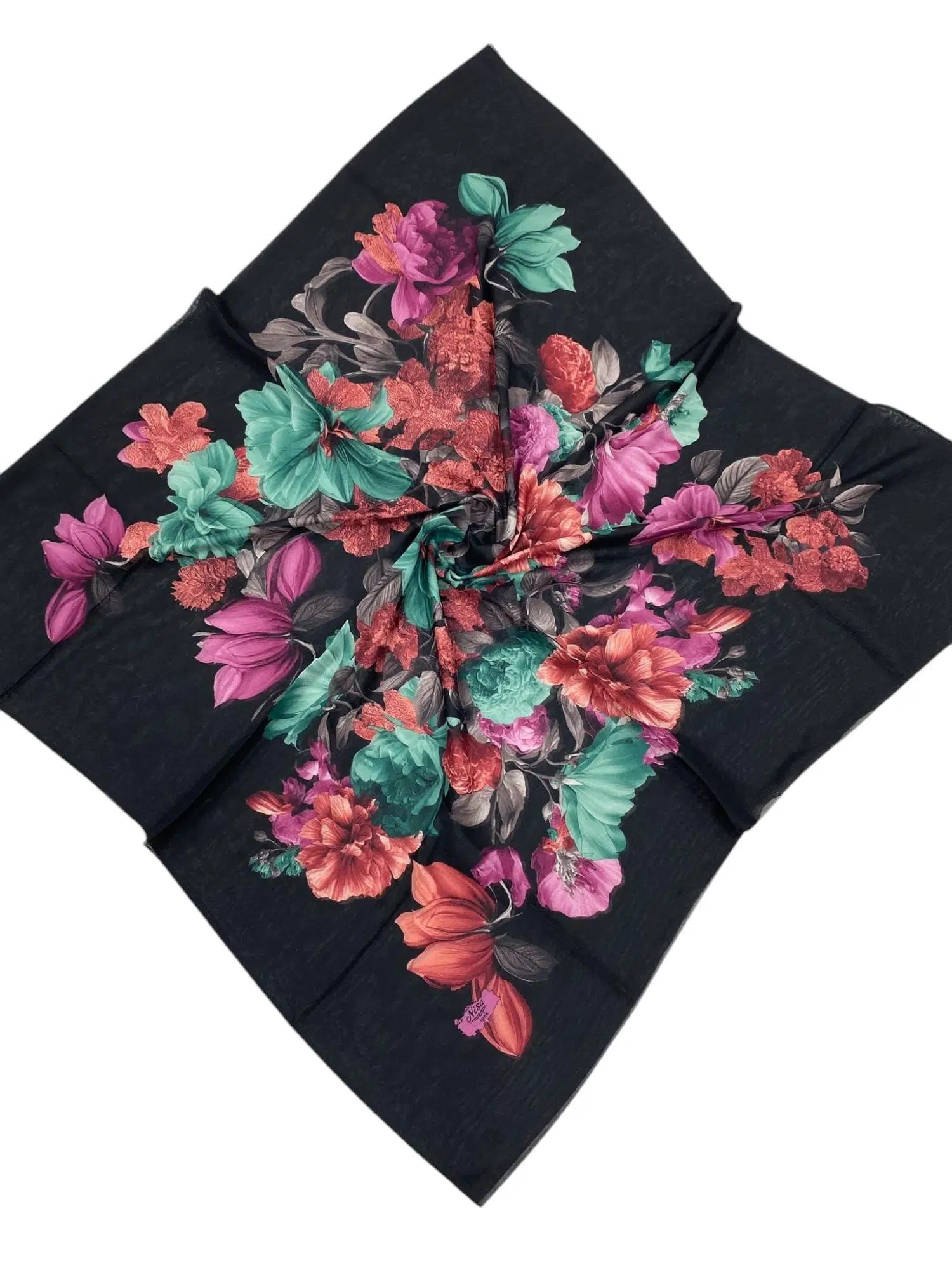 DESENLİ OYALIK SİYAH GÜL KURUSU (B4M7)