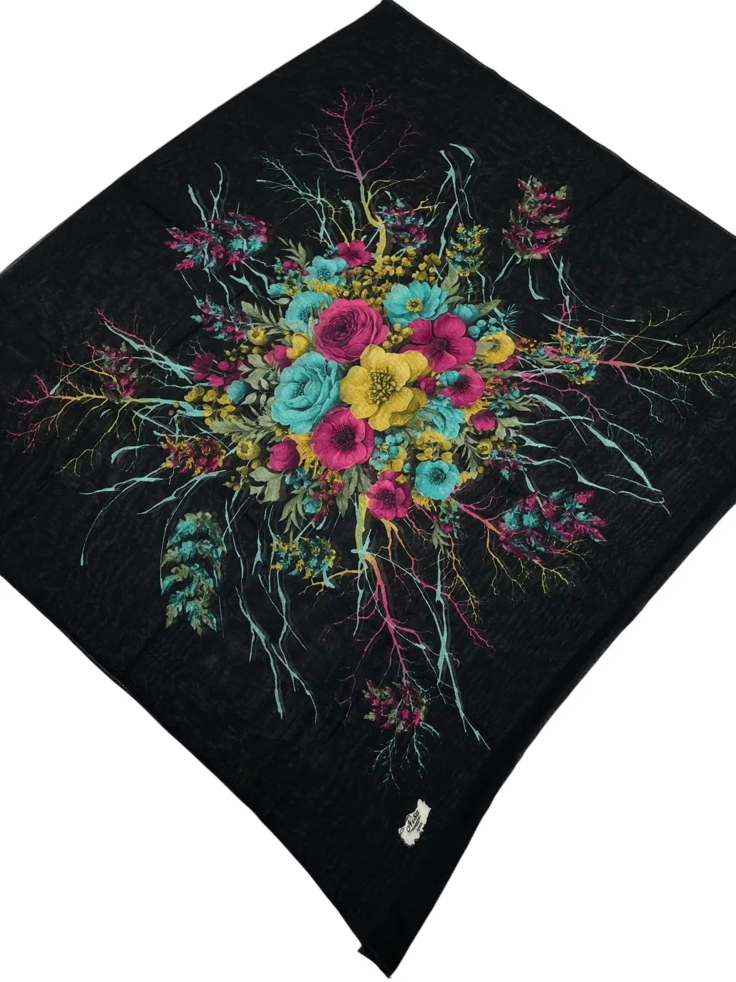 DESENLİ OYALIK SİYAH PEMBE (B2M4)