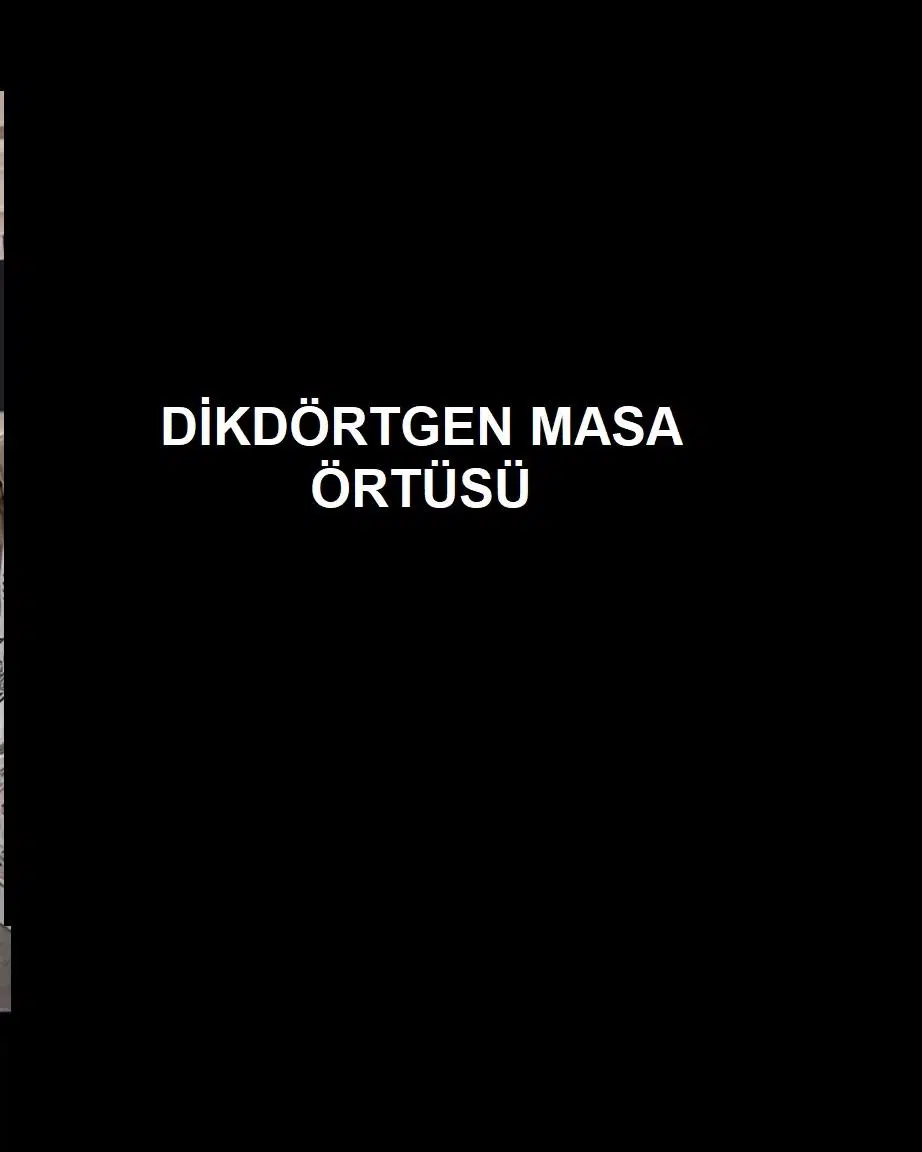 DİKDÖRTGEN SOFRABEZİ PEMBE (DS)