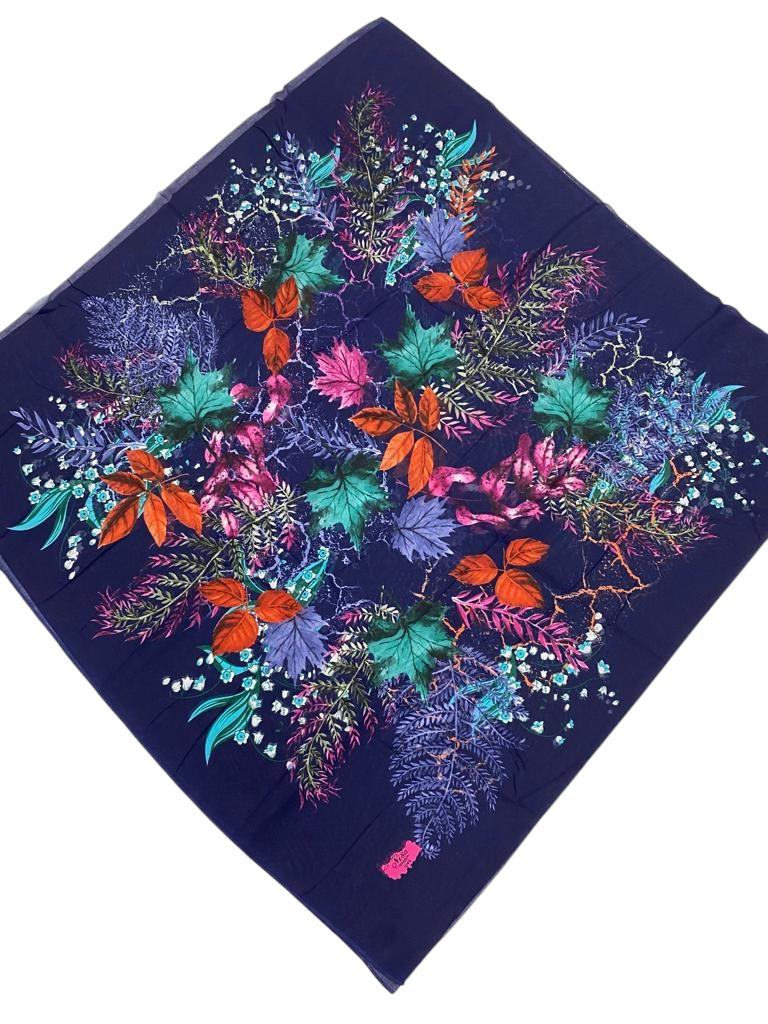 OYALI DESENLİ 100 CM LACİVERT (B4M3)