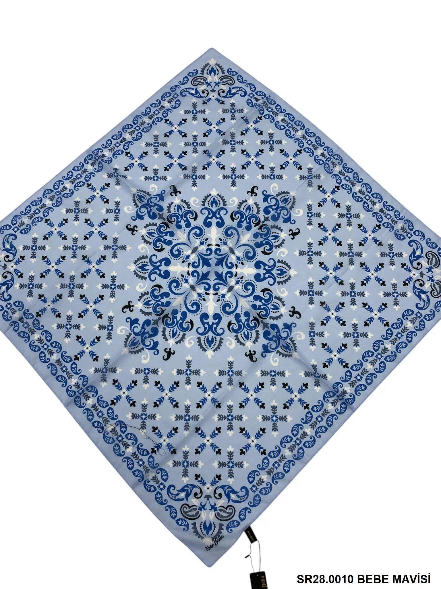 RETRO SOFT EŞARP BEBE MAVİSİ (SR28)