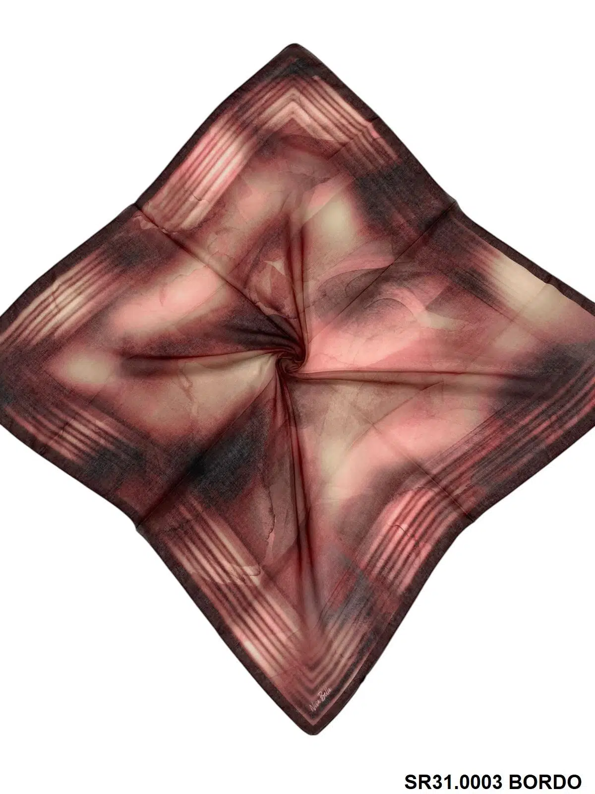RETRO SOFT EŞARP BORDO (SR31)