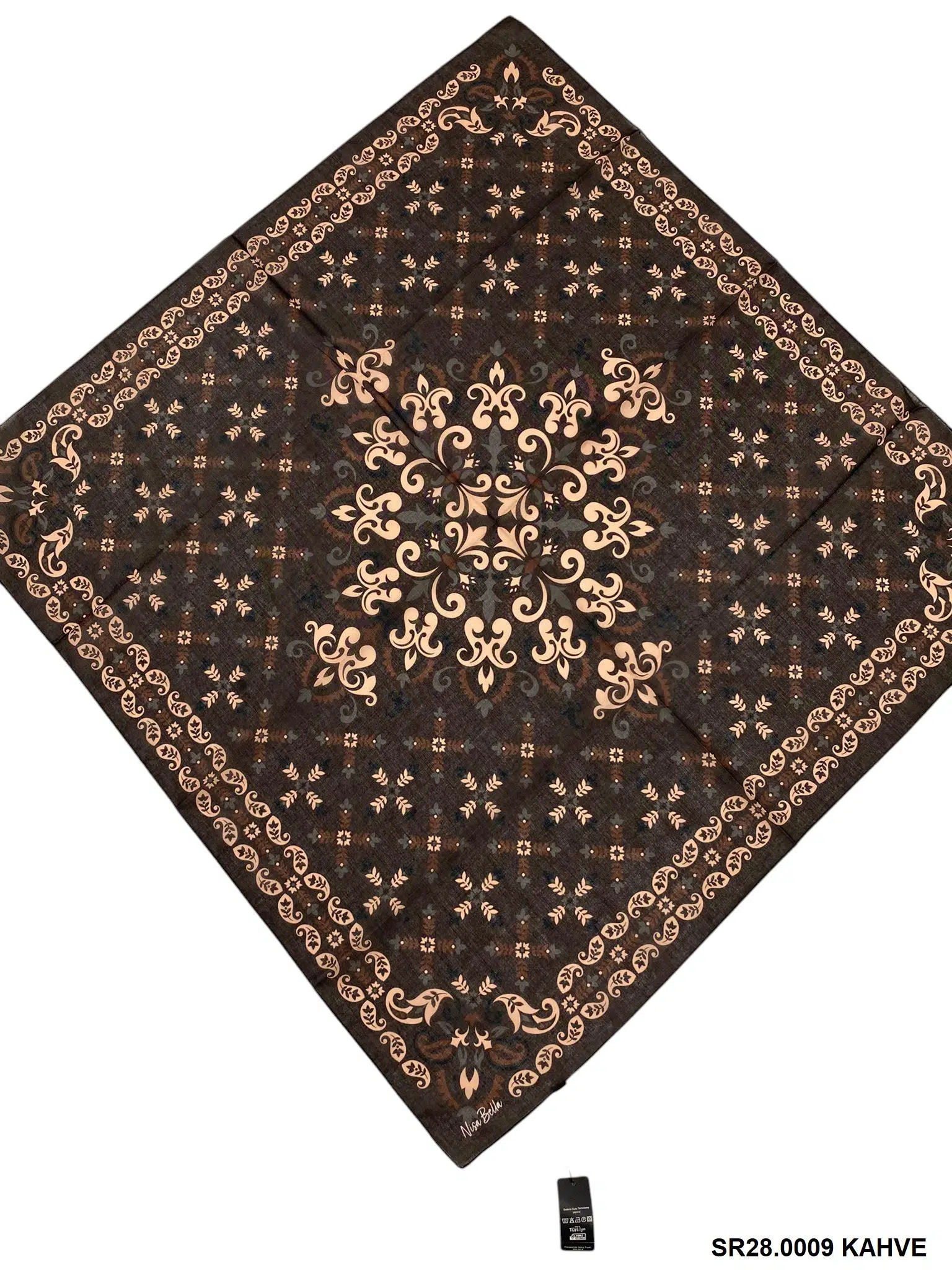 RETRO SOFT EŞARP KAHVE RENGİ (SR28)