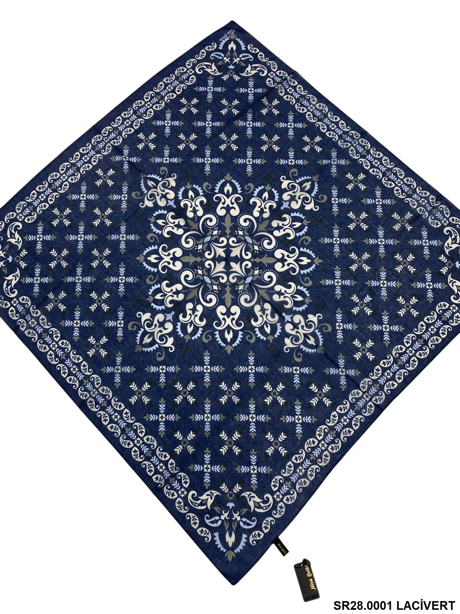 RETRO SOFT EŞARP LACİVERT (SR28)