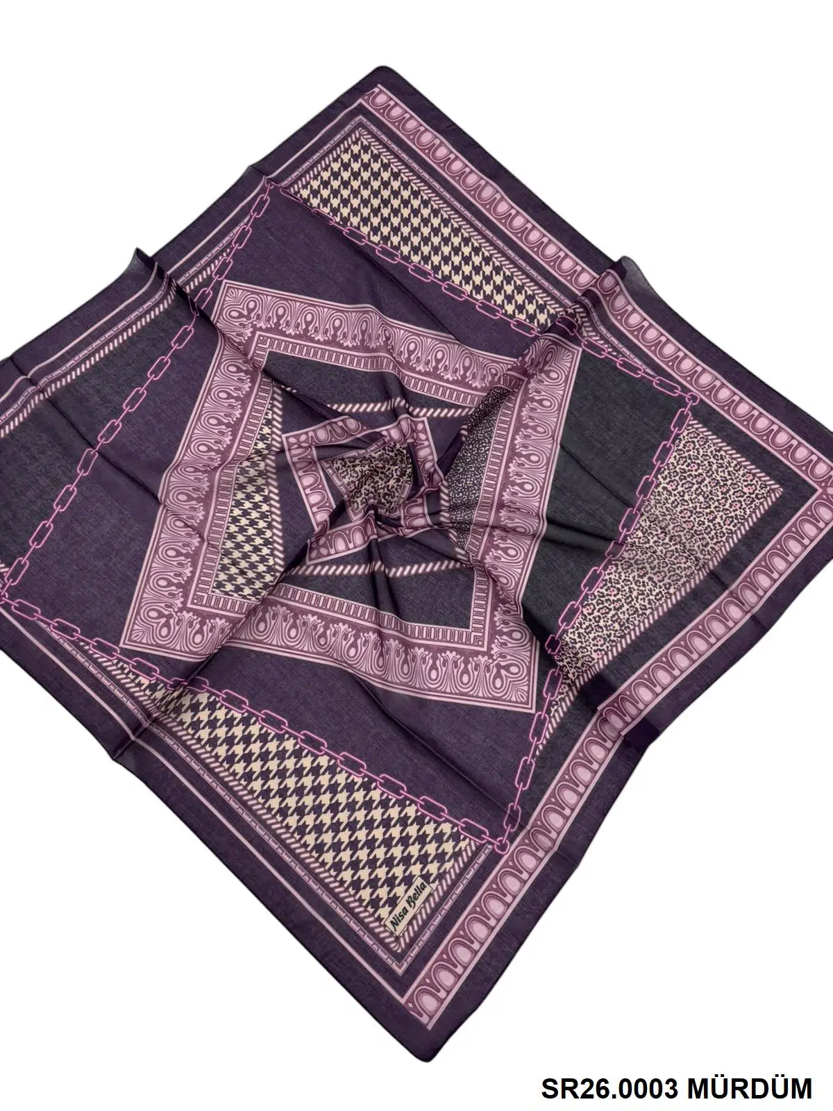 RETRO SOFT EŞARP MÜRDÜM (SR 26)