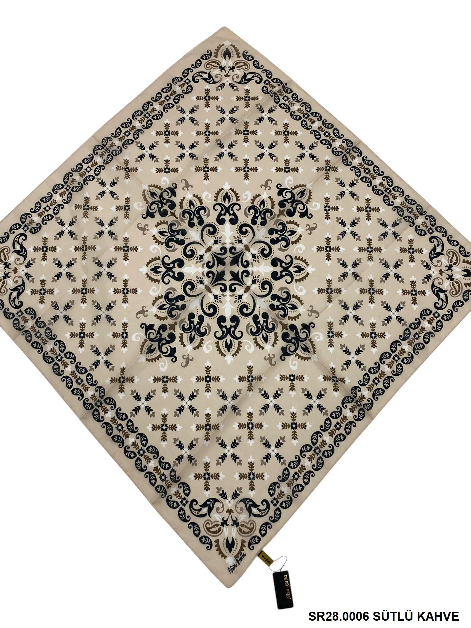 RETRO SOFT EŞARP SÜTLÜ KAHVE (SR28)