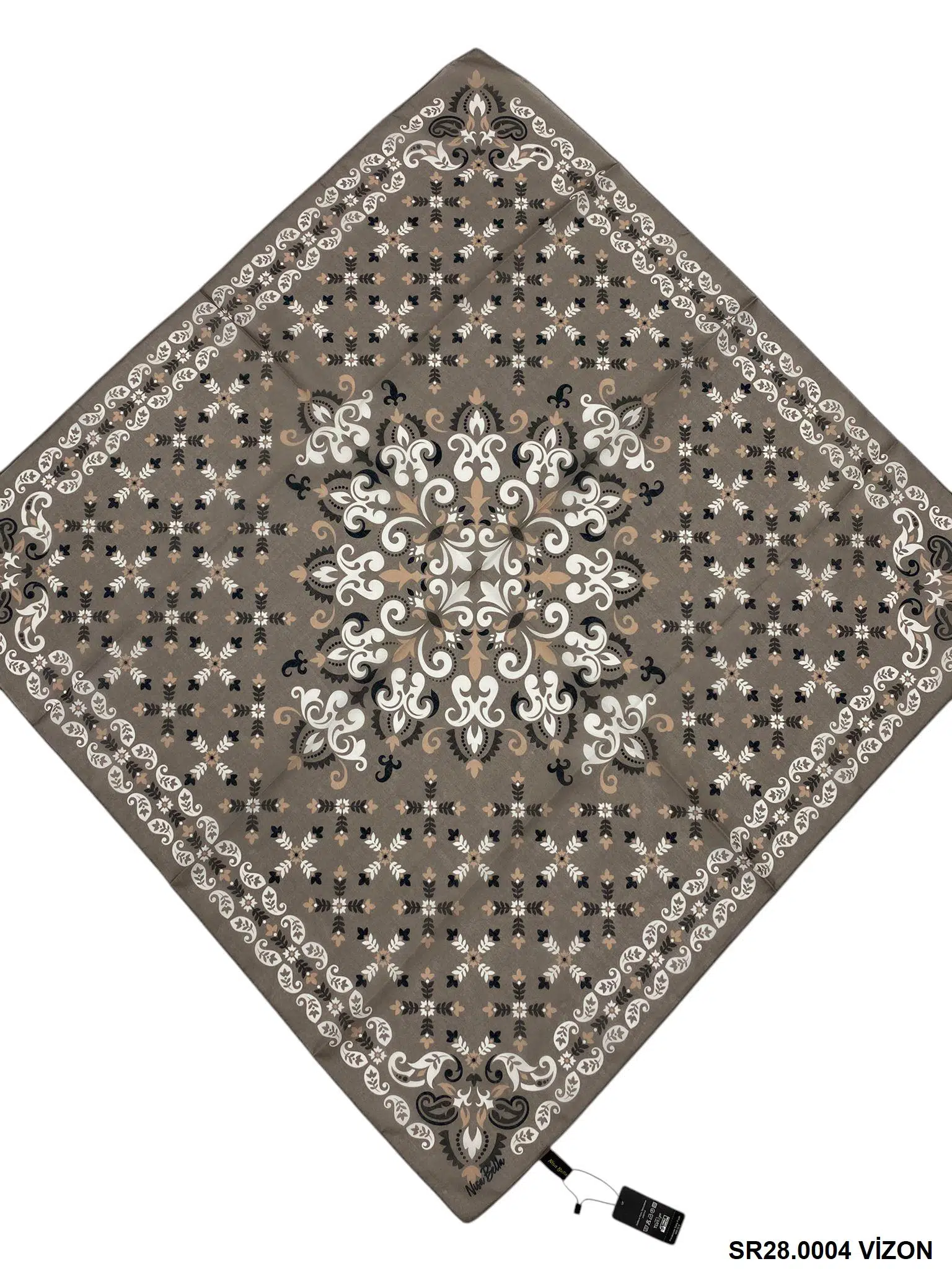 RETRO SOFT EŞARP VİZON (SR28)